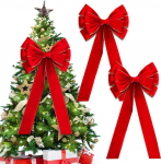 2 x J&otilde;ulukummardus J&otilde;ulupuu j&otilde;ulukummardus: 90 cm x 45 cm suured punased kummardused j&otilde;ulupuu j&otilde;ulukummarduse ukse ja kaminat&auml;ie ukse kaunistamiseks (2 kummardust).