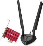 TP-Link Archer TXE75E Wi-Fi 6E WLAN PCIe Network Card with Bluetooth 5.2, 5400 Mbps, WPA3, Inter Chipset with 2 Detachable Antennas, Win 11/10
