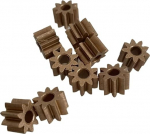 Module Pinion, Motor Pinion, Motor Pinion, Gear, Pack of 10 Module Pinion, Small Pinion, Gear, Iron/Copper, 9 Teeth, 2/3/3.1/3.9 mm, Hole for Model Gears GS (1 m 9t 3.1 mm)