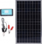 Solar-Ladeger&auml;t f&uuml;r RV-Photovoltaik-Panel, 100 W, Solarenergie-Set, Autobatterie-Wechselrichter, Marine-Anh&auml;nger, ATV, Fernkabine, Off-System, erneuerbare Energie, REN