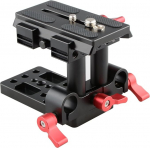 CAMVATE Kiirkinnitusalus QR-plaat Manfrotto 501/504/ 577/701 statiivile Standard lisatarvik (punane)