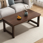 Modern Foldable Japanese Low Coffee Table - Rectangular Wooden Design No Assembly Needed - Ideal for Bedroom Balcony & Tea Settings - Space-Saving Stylish & Versatile.
