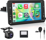 Hodozzy Carplay autoraadio Alfa Romeo 159 Brera Spider 2004-2011 koos GPS/WiFi, autoraadio 7-tolline 2 DIN Bluetooth Android Car/DSP/FM/RDS/SWC/USB + tagurduskaamera Alfa Romeo 159 jaoks.