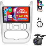 4G + 64G juhtmevaba Carplay Android Autoradio 2 DIN Renault Logan 1 Sandero 2009-2015 Dacia Duster 2010-2017 9-tolline autoraadio Android Autonavigatsioon GPS WiFi Mirror Link Bluetooth FM/RDS/EQ