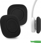 Geekria QuickFit vahtpolstrite vahetusosad Logitech H150 H151 H130 H250 k&otilde;rvapadjadele (must)