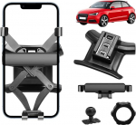 TTCR-II &uuml;hildub mobiiltelefoni hoidjaga Jeep Renegade 2015-2024, kohandatud sobiva baasi Renegade nutitelefoni hoidja jaoks &otilde;hutusavade jaoks 360&deg; p&ouml;&ouml;ratav reguleeritav mobiiltelefoni hoidja autokinnitus Jeepile