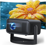 Mini projektor WiFi ja Bluetooth videoprojektor 4K HD 1080P 360&deg; reguleeritav klamber automaatne keystone korrektsioon kaasaskantav projektor &uuml;hildub TV Stick HDMI-ga