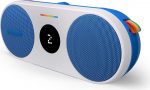 Polaroid P2 - v&otilde;imas kaasaskantav juhtmevaba Bluetooth-k&otilde;lar, mis on laetav ja kahe stereopaariga - sinine ja valge