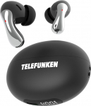 TELEFUNKEN Spark ONE Bluetooth k&otilde;rvaklapid | Laadimiskohver, 10 mm juht, 20 tundi aku, AAC, mikrofon, IPX4 pritsmekaitse, puutetundlik juhtimine, selge heli