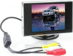 BW 3.5" TFT LCD auto tagumise vaate v&auml;rvilise kaamera monitor ja DVD, 3.5-tolline LCD monitor auto monitori auto / auto jaoks
