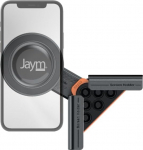 JAYM telefonihoidik koos Tesla Model 3/Y/X/S - universaalne hoidik iPhone'ile, Samsungile, Androidile, liimivaba, kukkumiskaitse, MagSafe ja induktsioonlaadimine