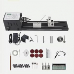 Holzdrehmaschine Mini-Drehmaschine, Schleifen, Polieren, Schneiden, Auto, runde Buddha-Perlenmaschine, Multifunktions-DIY-Holzprodukt, Holzbearbeitungswerkzeug (V&auml;rv : Set meal 4, Suurus : X)