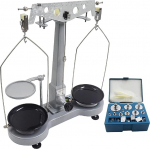 LHQYA Precision Mechanical Scale, Bench Scale with 19 Weights, Maximum Weight: 500 g/Accuracy: 0.02 G/Scale Diameter 12 cm, For Mechanical Equipment and Teaching Tools