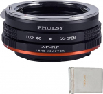 PHOLSY objektiivi adapter manuaalne fookus koos ava reguleerimise r&otilde;ngaga, mis &uuml;hildub Sony A ja Minolta AF monteeritud objektiiviga Canon EOS RF monteeritud kaamerakerele, Sony A to RF