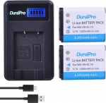 DuraPro 2Pcs 3.7V 1200mAh EN-EL19 EN EL19 kaamera aku + LCD USB laadija Nikon Coolpix S2600 S2700 S3100 S3500 S4100 S4150 S4400 S5200 S6400 S6900 jaoks