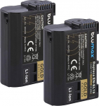 2 x Blumax aku &uuml;hildub Nikon EN-EL15, 2040 mAh, EN-EL15c EN-EL15b EN-EL15a jaoks /- Z8 Z7 II Z6 II Z5 Zf -/ D500 D800 D850 D7200 D7500-1 V1
