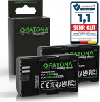 PATONA 2 x Premium LP-E6 aku 2400 mAh asendusaku, mis &uuml;hildub Canon EOS 5D Mark II III IV 5DS R R5 6D 7D 60D 60D 60Da 70D 80D 90D XC10 XC15 5 6 7 60 70 80 90 D XC 10 15 WFT-E5 E7 LPE6 LP