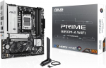 ASUS Prime B850M-A WiFi Gaming emaplaat Socket AMD AM5 (microATX, DDR5, PCIe 5.0, 3X M.2 pesa, Wi-Fi 6E, Realtek 2.5Gb Ethernet, DisplayPort, HDMI, BIOS Flashback, Aura Sync)