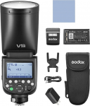 GODOX V1PRO C 2.4G juhtmevaba Speedlite kaamera v&auml;lk E-TTL II automaatne v&auml;lk M/TTL v&auml;lklambi režiimiga 1/8000s HSS koos toiteallika &uuml;hendusega ja eemaldatava alusv&auml;lguga + 24 tk v&auml;lklambi geelid Canon EOS-le