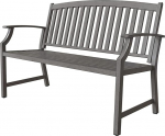 Grand patio metallist aiapink, seljatoega ja k&auml;etoega pargipink, lamamispink retro stiilis 2-3-kohalisele, aiam&ouml;&ouml;bli pingid aeda, parki, r&otilde;dule (Hall)