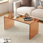 Moodne akr&uuml;&uuml;list k&uuml;ljelaud, mida saab kasutada laua, kohvilauda, k&uuml;ljelauana elutubades, magamistubades, terrassidel ja kontorites (v&auml;rv : pruun, suurus : 60 * 30 * 30 cm*12 mm).