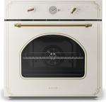 Klarstein Victoria elektriahi, sisseehitatud ahju 9 funktsiooniga, taimeri, 50-250 &deg;C, 70 liitrit, retroahi, 10 sahtlit, eemaldatav ahju uks lihtsaks puhastamiseks, sisseehitatud ahju Elevandiluu