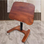 Mobiilne kokkupandav laud Standing Lift Computer Desk Solid Wood Foldable Home Diivan Bedside Mobile Office Desk Work Table Lift Bedside Table