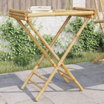 Tische, Klapptische, Klapptisch, 70,5 x 42,5 x 80 cm, Bambus