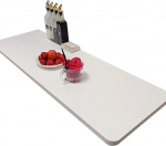 WBWAPA Zusammenklappbares Fr&uuml;hst&uuml;cksbartisch-Set - Klappbarer Esstisch f&uuml;r kleine R&auml;ume, robuster, an der Wand montierter Klapptisch f&uuml;r K&uuml;che/Balkon, Computertisch/Arbeitstisch (suurus: L