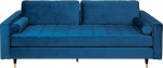 invicta INTERIOR riess-Ambiente.de Elegantne disain Diivan Cosy Velvet 220 cm Aqua Velvet Spring Core 3-kohaline diivan Diivanikomplekt Diivanikomplekt
