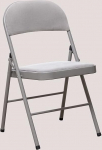 SKLUM Keiren Sametist kokkupandavad toolid Grey Pearl 2 tk komplektis