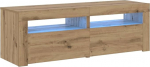 vidaXL TV-kapp koos LED-ga Artisan Oak 120 x 35 x 40 cm puitmaterjalist