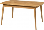 Scandi 1 s&ouml;&ouml;gilaud (ruudukujuline) - puidust laud t&auml;ispuidust (tamm) - laud k&ouml;&ouml;ki, s&ouml;&ouml;gituppa ja elutuppa - naturaalne tamm - laud (120 x 80 x 75 cm)