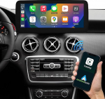 Road Top 12,3-tolline traadita CarPlay juhtmeta autoraadio Android auto puuteekraaniga Mercedes Benz A CLA GLA klassile W176 C117 X117 X156 2013-2015 aasta NTG4.5/4.7, autostereo multimeedia raadiovastuv&otilde;tja