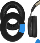 Geekria Sport Cooling Gel asendusk&otilde;rvapadjad Corsair HS70 PRO, HS60 PRO, HS50 PRO k&otilde;rvaklappide k&otilde;rvapadjad, k&otilde;rvakomplektide k&otilde;rvapadjad, k&otilde;rvakuppide remonditarvikud (must)