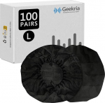 Geekria suured venivad k&otilde;rvaklapid 200PCS k&otilde;rvaklapid / &uuml;hekordsed sanitaarsed k&otilde;rvaklapid sobivad Beyerdynamic T1, DT660, DT770, DT990, DT880, Sony MDR-Z1R k&otilde;rvaklappidele (100Paari, must)