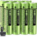 8 Ni-MH AAA patareide pakk juhtmeta telefonidele 400 mAh 1,2 V BK-40AAABU AAA akud Panasonic Gigaset BT telefonidele