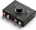 GINTOOYUN RCA audio nupuvahetaja 2 In 4 Out v&otilde;i 4 In 2 Out R/L Stereo Audio Switcher koos Mute nupu ja helitugevuse reguleerimise nupuga (RCA)