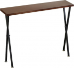 Sideboard Schmal, Konsolentisch Schmal, Ausgestattet mit 4 Antirutschmatten und Einem Metallgestell, Ideal f&uuml;r Eingangsbereich(Brown,60x80x25CM/24x31x10IN)