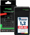PATONA DMW-BLK22 DMW-BLF19 akulaadija PD Performance (1500 mA), USB-C Dual LCD - PD/QC v&otilde;imeline, kiirlaadimisfunktsioon 20 W toiteallikast, &uuml;hildub Panasonic Lumix DC-S9 S5 G9 GH5 GH6 GH7-ga.