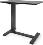 ESMART EACM-121BB 71 x 40 cm must - liikuv pneumaatiliselt reguleeritava k&otilde;rgusega 64-99 cm ratastel k&uuml;ljelaud diivanile, voodisse, lastetuppa ja kodukontorisse.