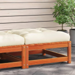 Homgoday Garden Footrest pruun padjaga vahatatud tahke m&auml;nnipuidust diivanid v&auml;ljas diivan diivan aias diivan elutuba Patio v&auml;ljas m&ouml;&ouml;bel T1