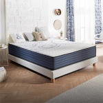 Naturalex Perfect Dream Pocket Spring madrats 135 x 190 cm K&otilde;vadus H3/H4 &Ouml;ko-Tex sertifitseeritud lateks sinine 7-tsooniline madrats k&otilde;rgus 30 cm Suled Made in EU