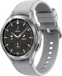Samsung Galaxy Watch4 Classic, &uuml;mmargune Bluetooth Smartwatch, Wear OS, p&ouml;&ouml;rlev l&uuml;li, spordikell, spordij&auml;lgimisseade, 46 mm, h&otilde;bedane (Saksa versioon)