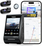 VIOFO A229 Pro 3 objektiivi 4K + 2K + 1080P, Dual STARVIS 2, HDR eesmine tagumine siseruumide Dashcam auto, h&auml;&auml;ljuhtimine & 5GHz Wi-Fi autokaamera, ultra t&auml;pne GPS, Super Night Vision 2.0, h&auml;&auml;lv&auml;ljund, 512 GB Max.