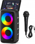 Kaasaskantav Bluetooth-k&otilde;lar, karaoke masin t&auml;iskasvanutele ja lastele, tuled, valju suur Bluetooth-k&otilde;lar, laetav DJ/PA s&uuml;steem TF-kaardiga, AUX-in, Rec, TWS v&auml;lisspordi jaoks Kodupidu