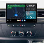 Autoraadio Renault Master Opel Movano B, Nissan NV400, 13,1-tolline QLED puuteekraan, Android 15, Wireless CarPlay & Android Car, 4G LTE, DSP Sound, Bluetooth 5.0, navigatsioon, tagurduskaamera.