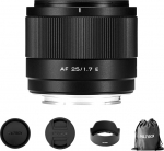VILTROX 25 mm f/1.7 F1.7 Autofookus Suure avaga APS-C objektiiv Pocket Dispo FE objektiiv, mis &uuml;hildub Sony E-Mount kaameratega A6400 A6500 A6600 A6700 ZV-E10 A7C A7RII A7SII A7II A7RIII A9 A1 ZVE1 A1 A7 A1 A7 A1 A7 A1 A7 A1 A77CR