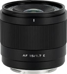 VILTROX 15mm F1.7 E-mount objektiiv Sony jaoks, APS-C ultra-laia nurga objektiiv Sony E-mount kaameratele a7 a7II a7III a7IV a7R a7RII a7RIII a7RIV a7RV a7S a7SII a7SIII a1 ZV-E1