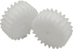 Lastic-Zahnr&auml;der Kunststoff-Motorgetriebe, 2 St&uuml;ck, 1,5 m, 21 Z&auml;hne, flaches Stirnrad, 35 mm Au&szlig;endurchmesser, 15 Breite, Kunststoff, mehrere Gr&ouml;&szlig;en for die Lenkung(4MM BORE)